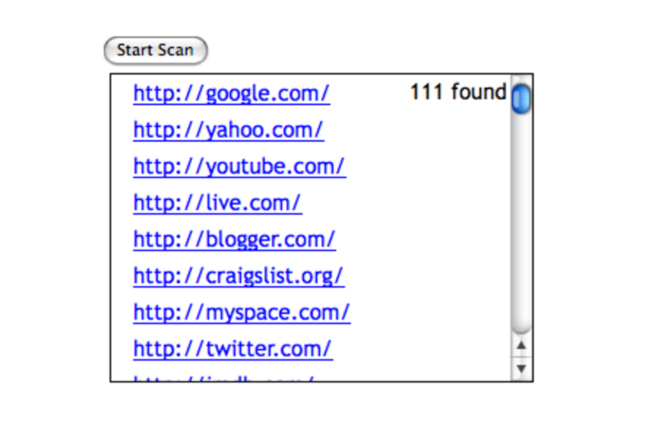 Säkerhetslucka som avsöjar webbläsarens history