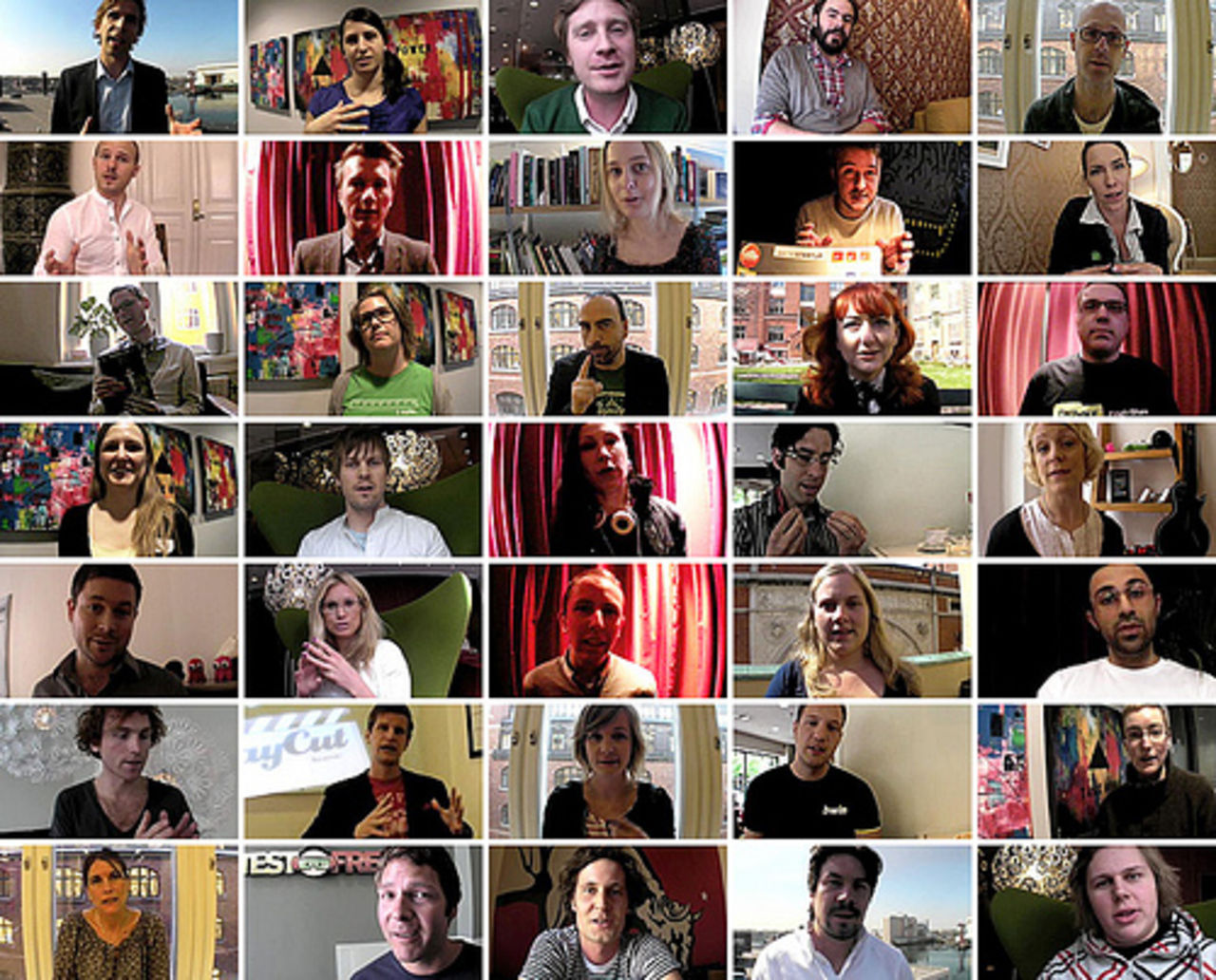 Webbutvecklare intervjuas