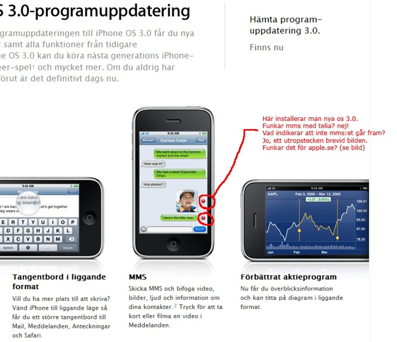 MMS-failure på Apple.se