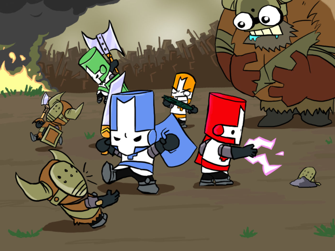 En miljon har spelat Castle Crashers