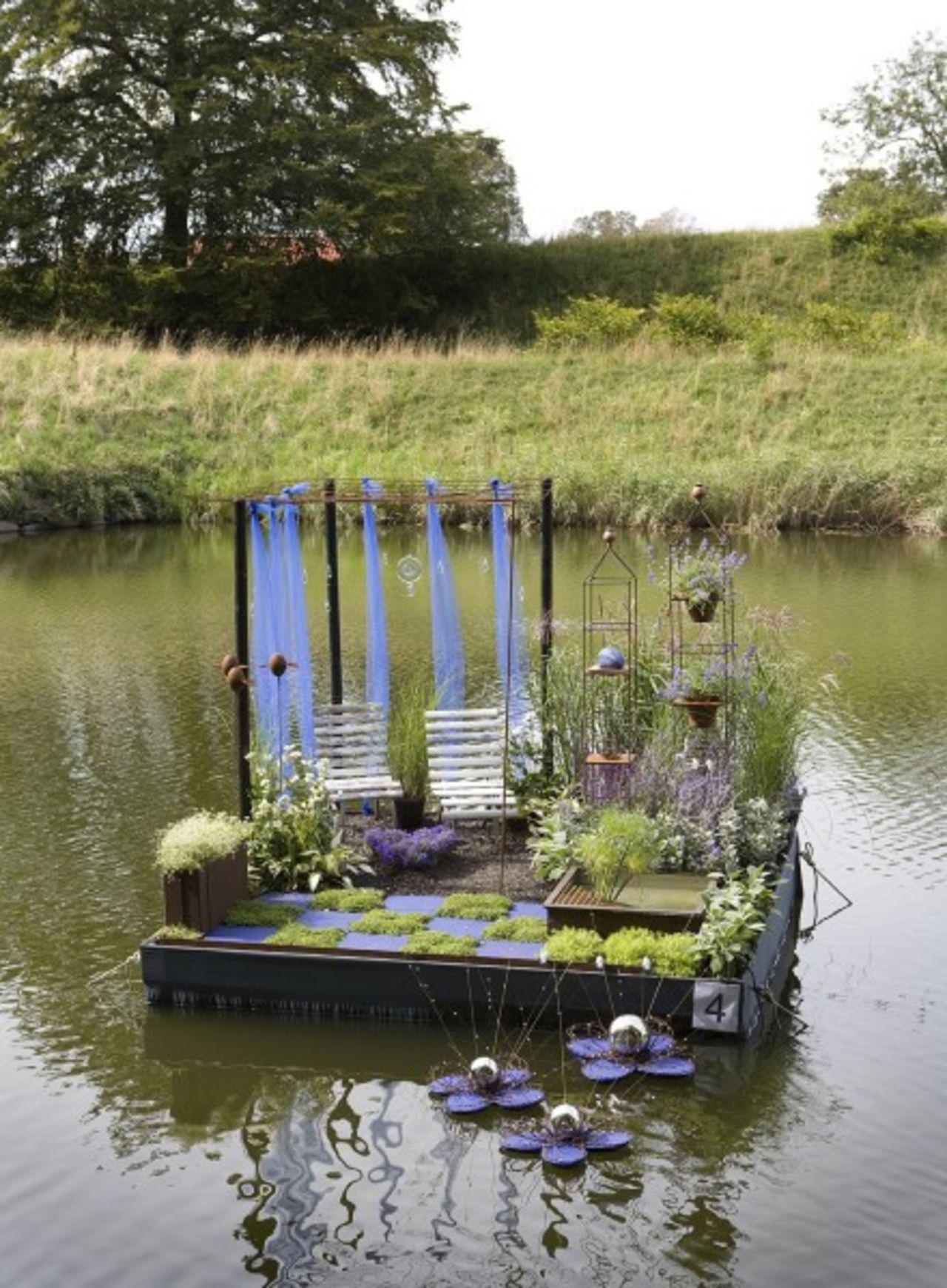 En flytande uteplats