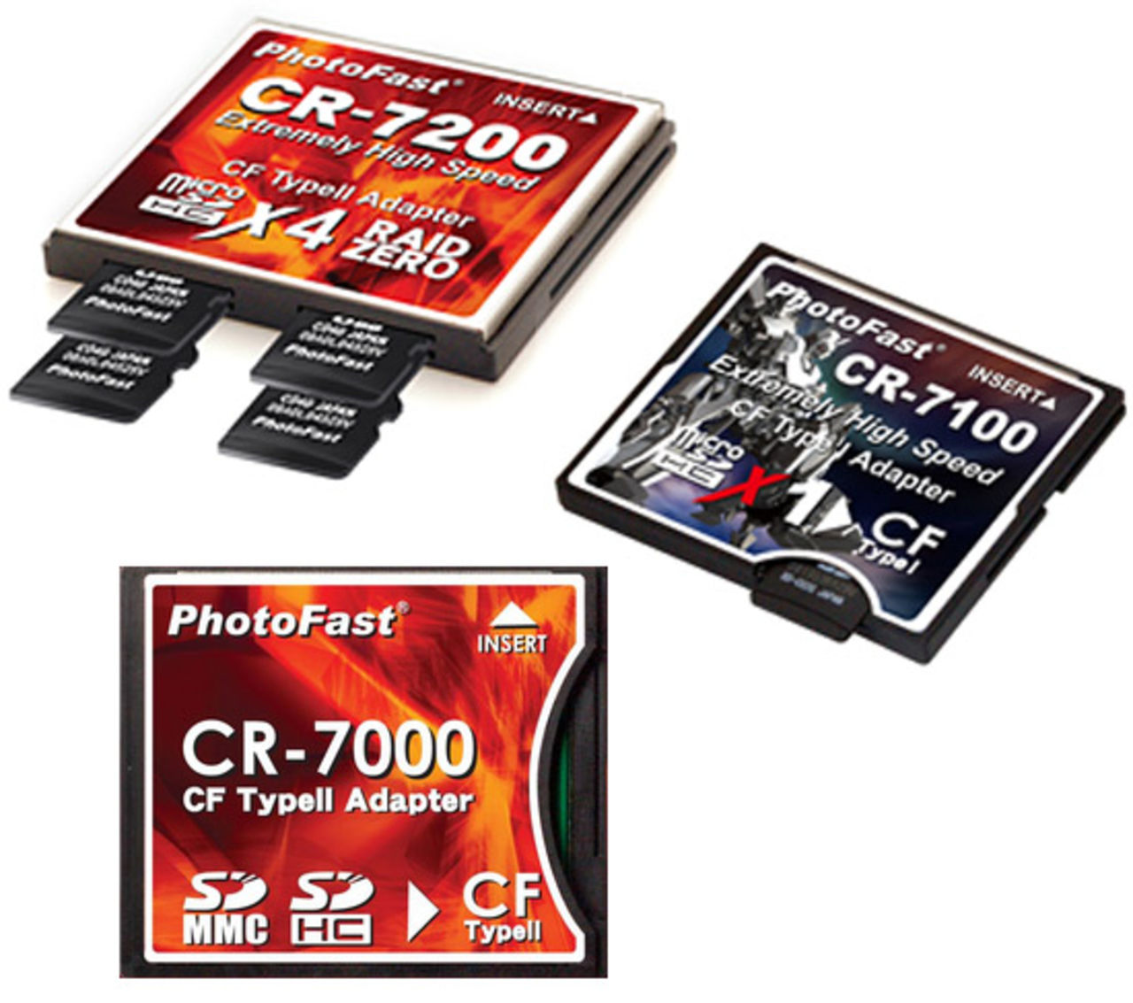 CompactFlash-adapter för MicroSDHC-kort