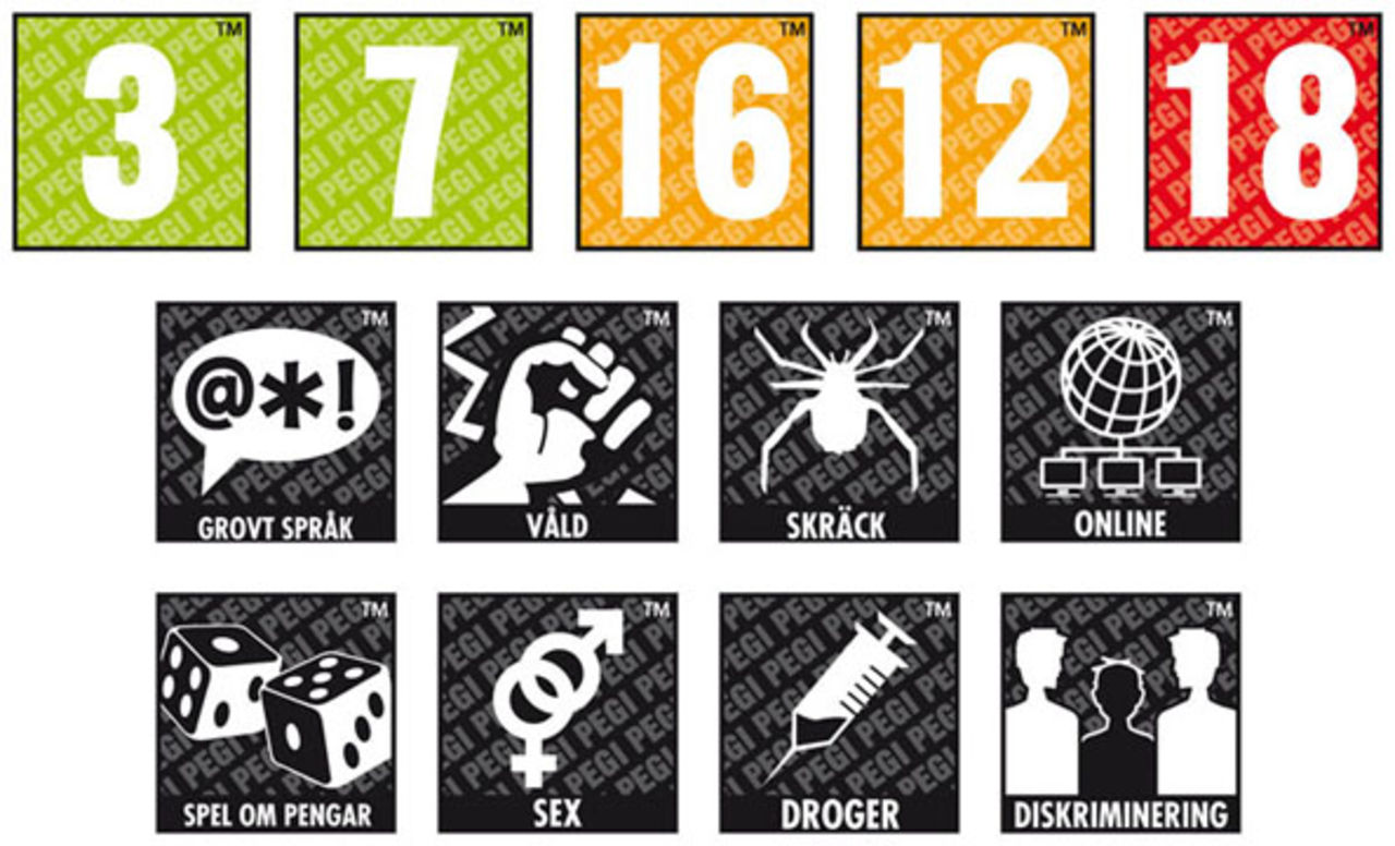 PEGI får nya symboler