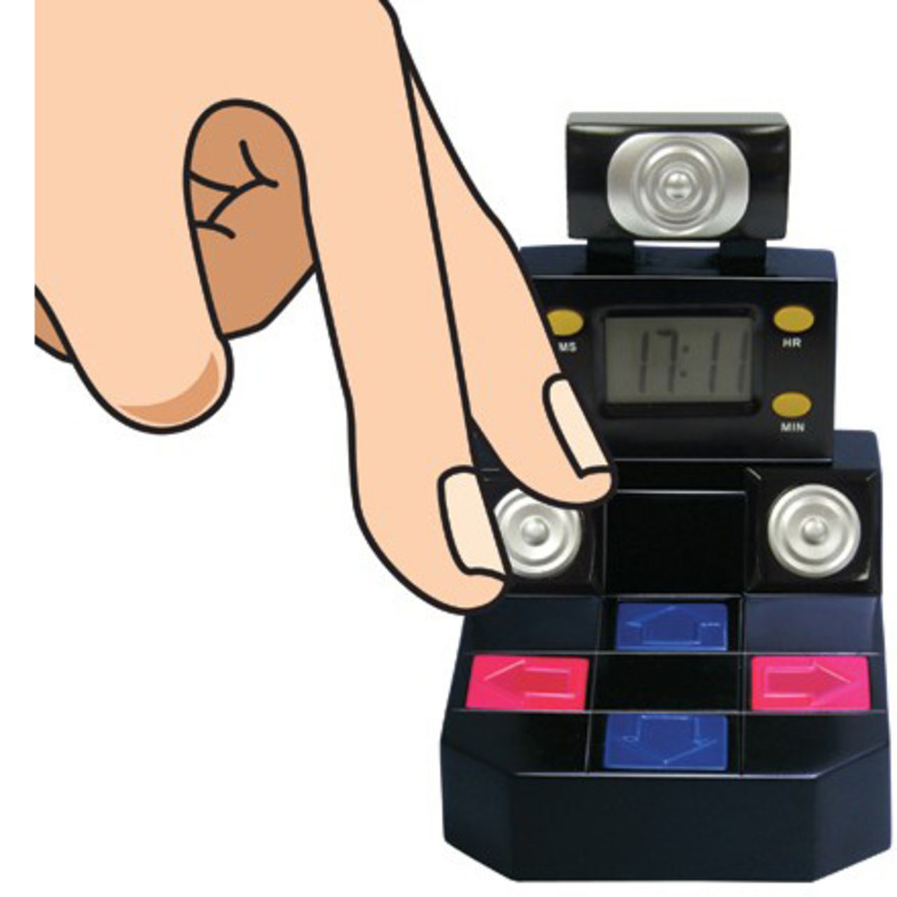 Stäng av väckarklockan med finger-dans