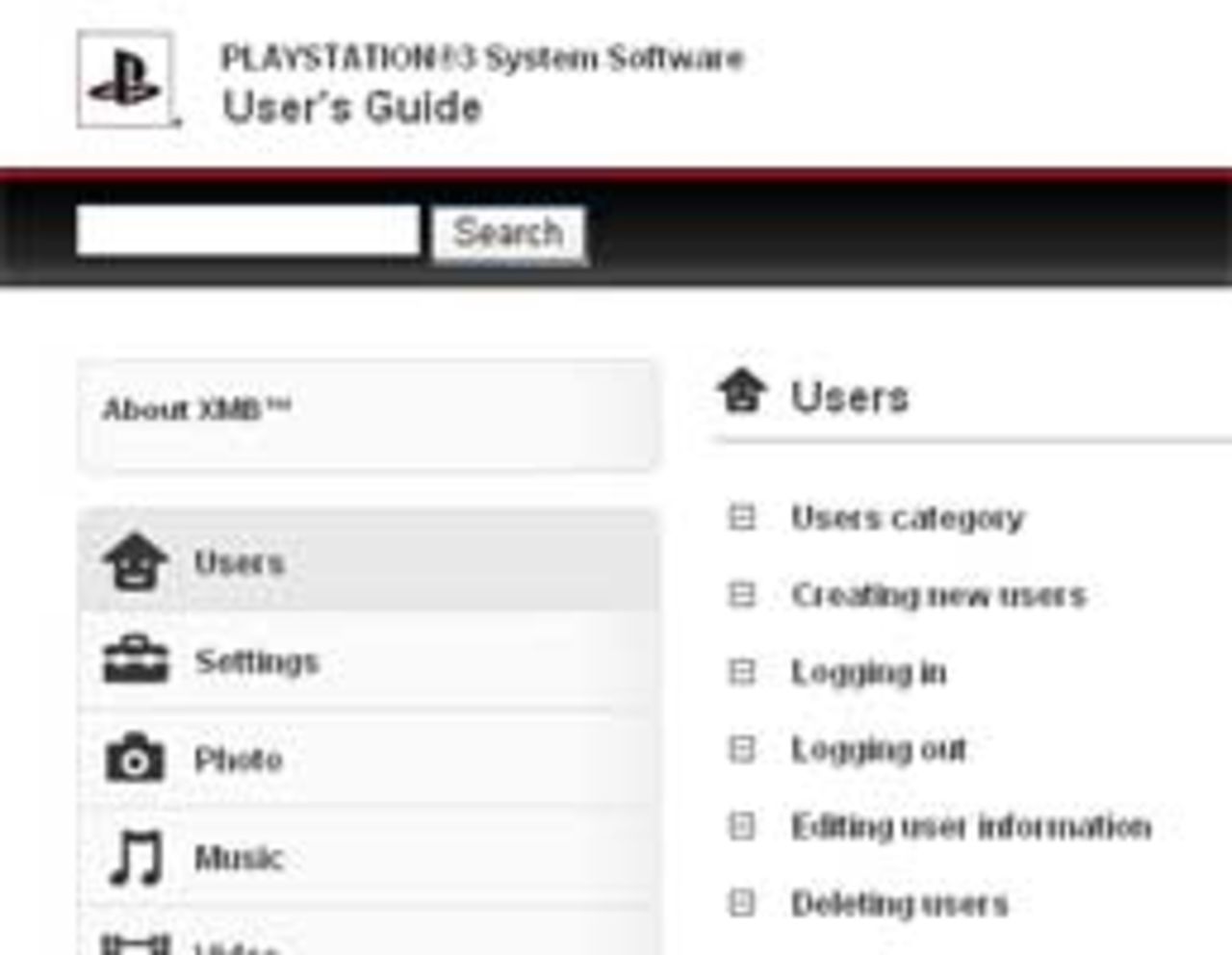 Playstation 3-manual