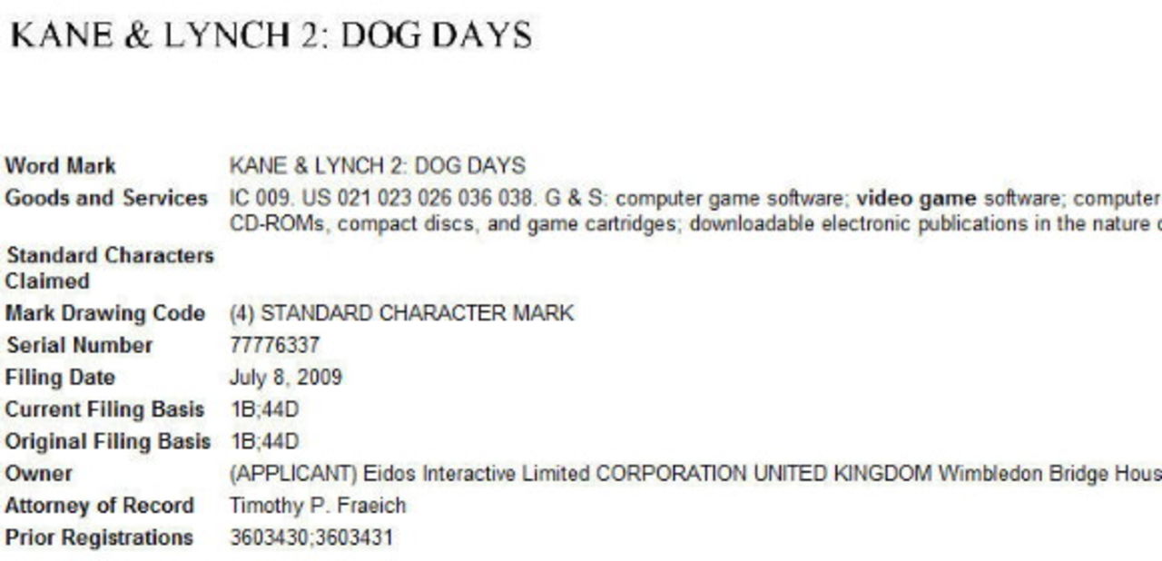 Kane & Lynch 2: Dog Days dyker upp