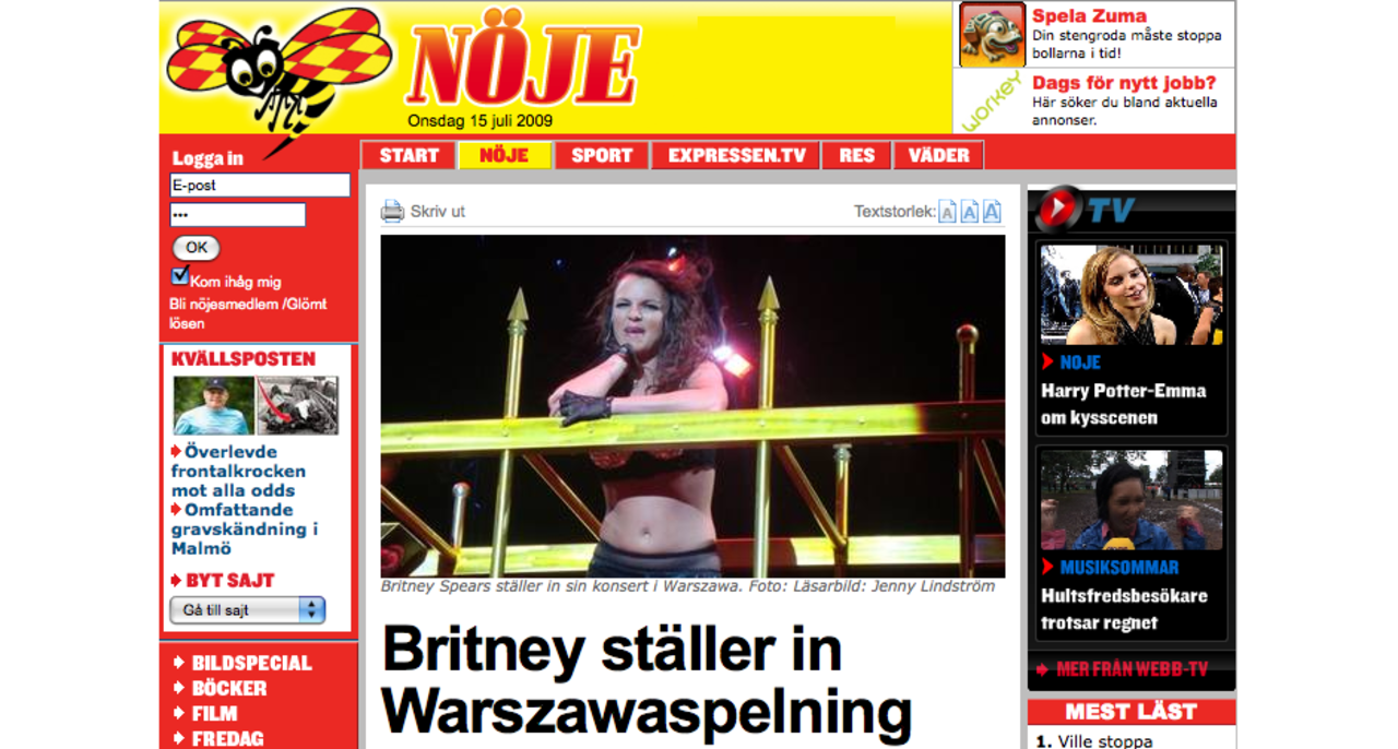 Apropå foto-bojkotten mot Britney Spears