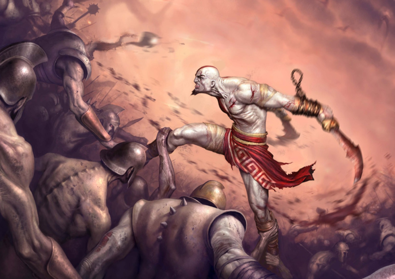 Kratos får sig en serietidning