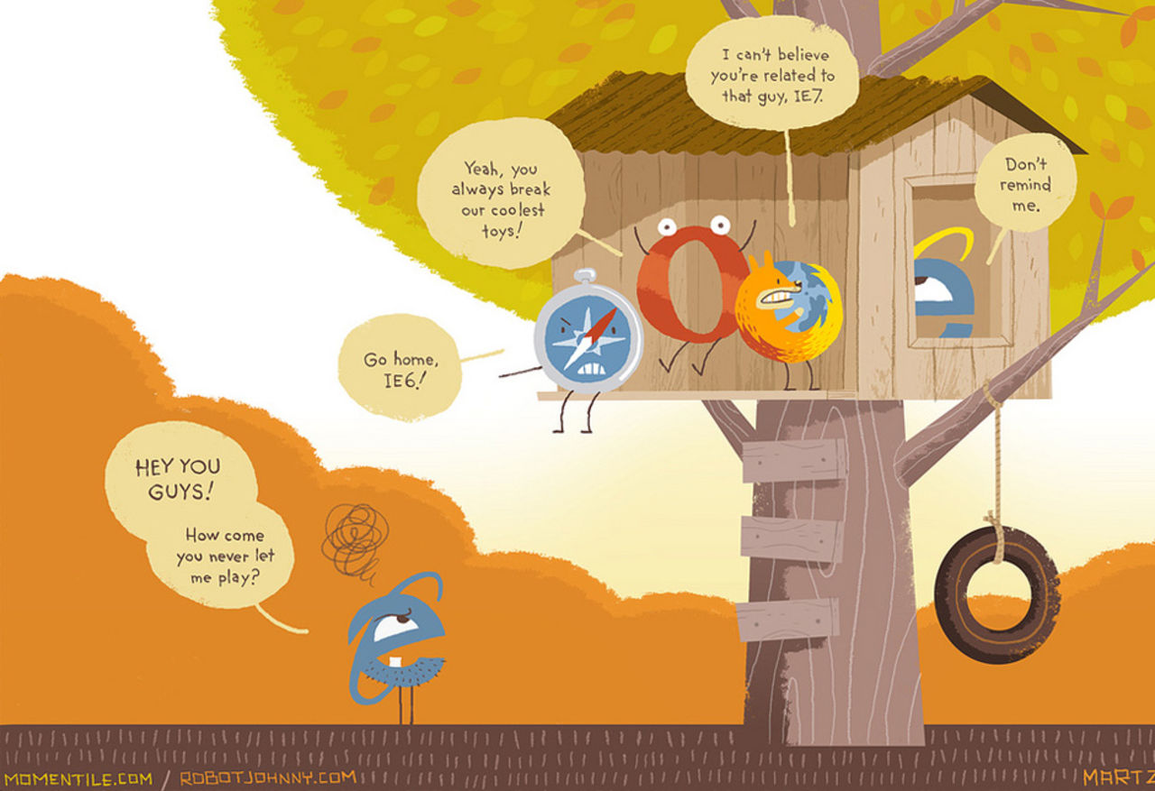 Internet Explorer 6 på väg mot graven