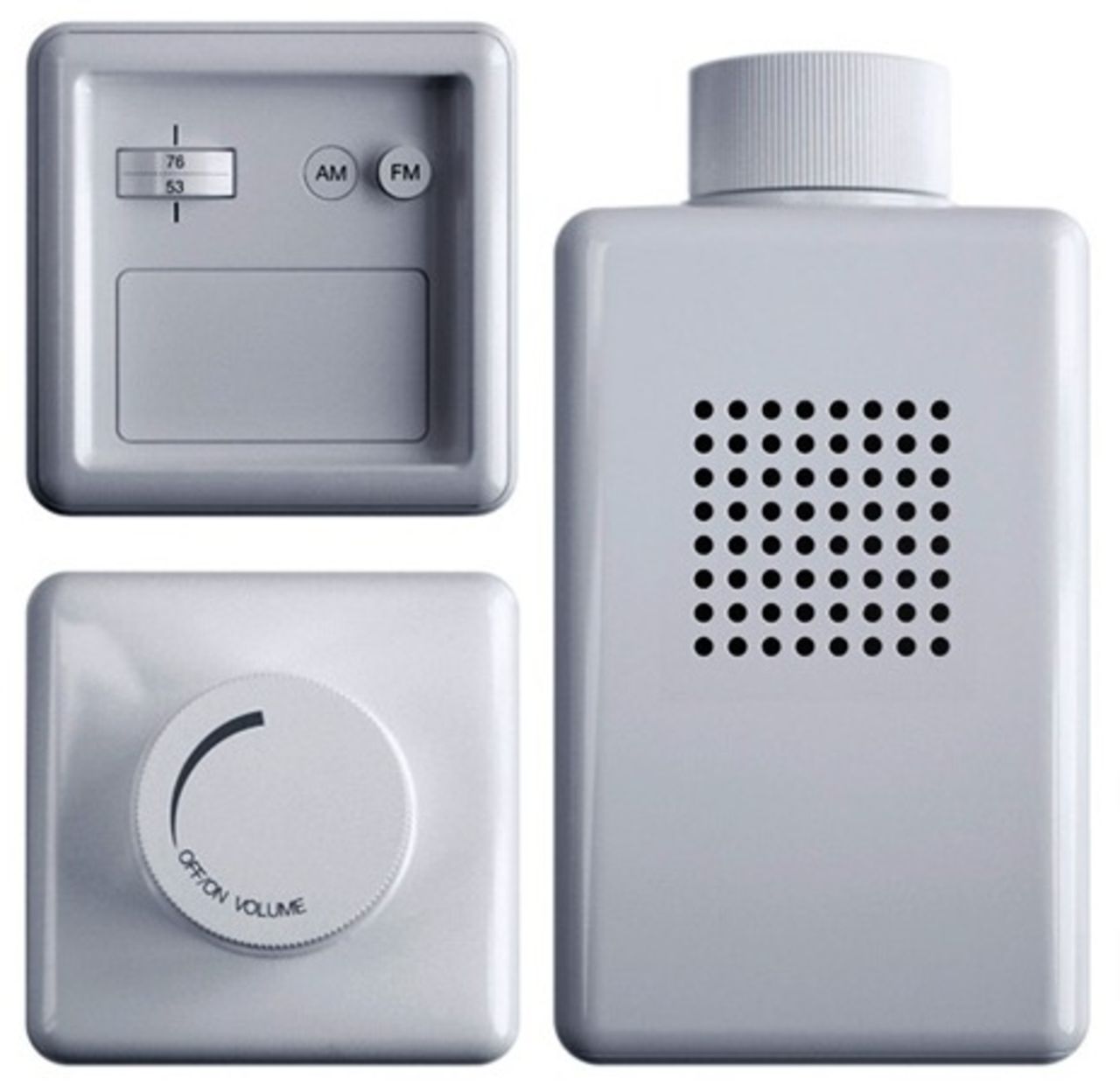 Shampoflaska med radio