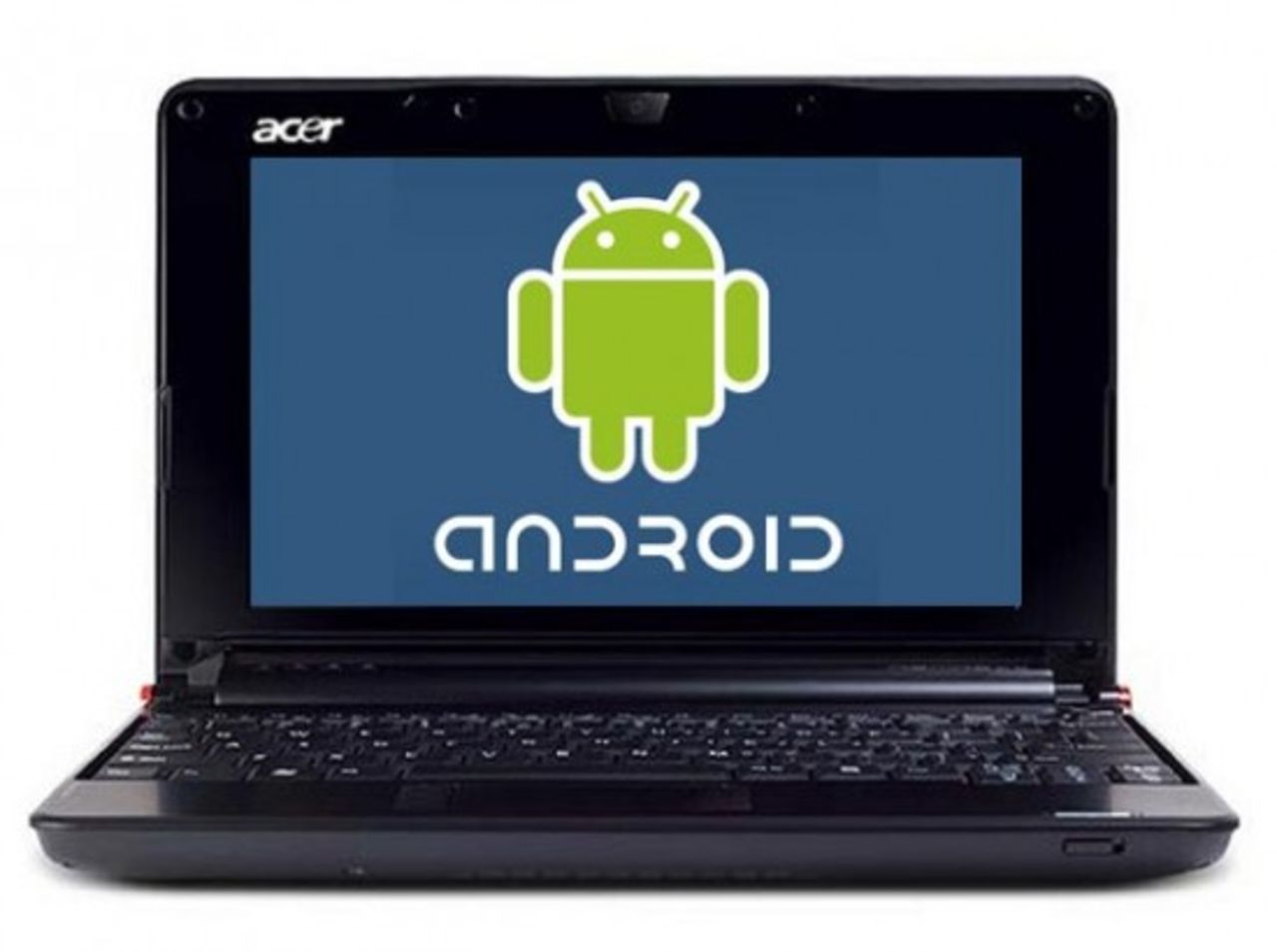 Acers android netbook kan utebli