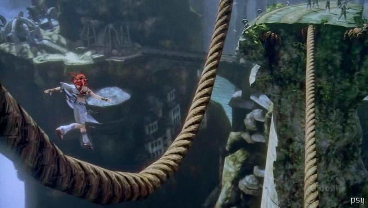 Gameplay från Heavenly Sword