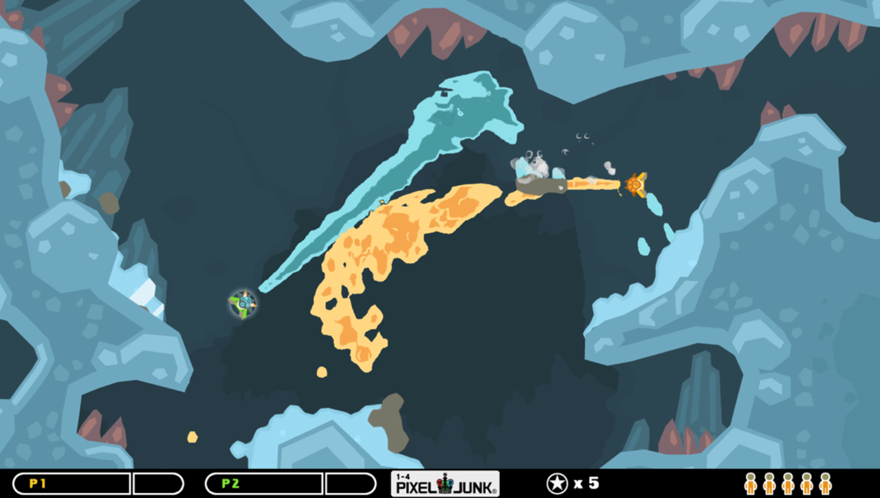 En liten förtitt av PixelJunk Shooter