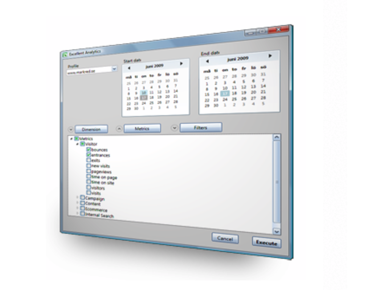 Excellent Analytics - Excel-plugin till Google Analytics