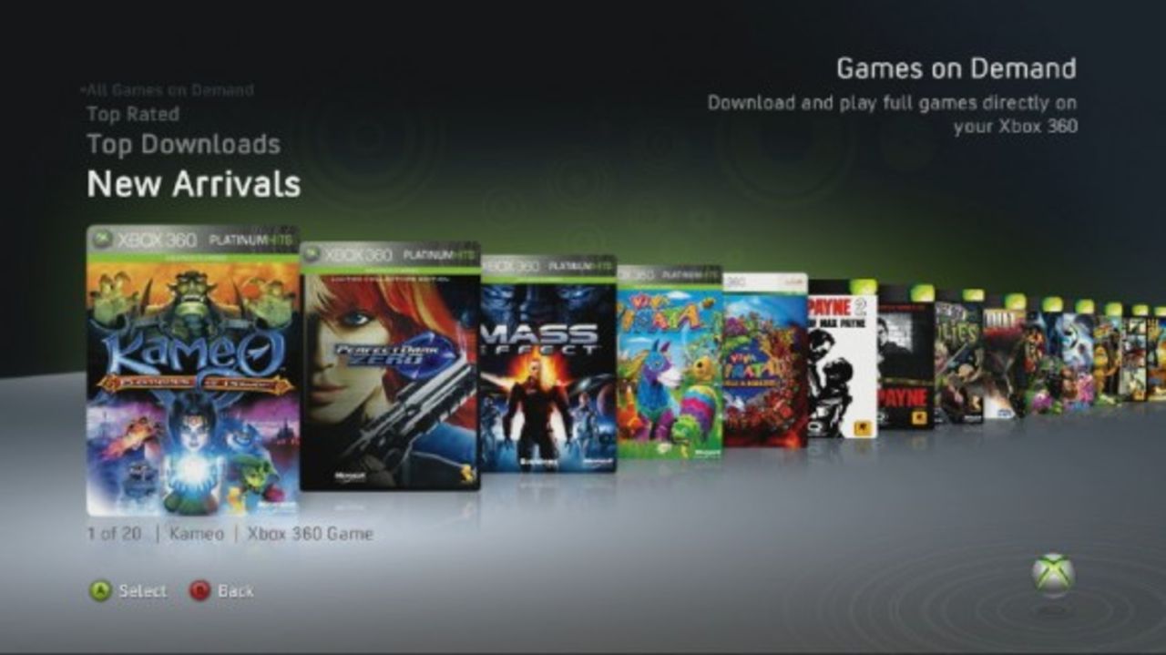 Games on Demand-priserna klara