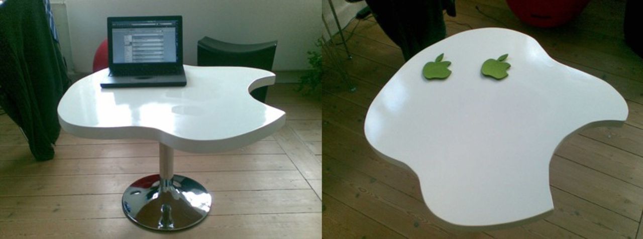 Ett bord för Apple-fanatiker