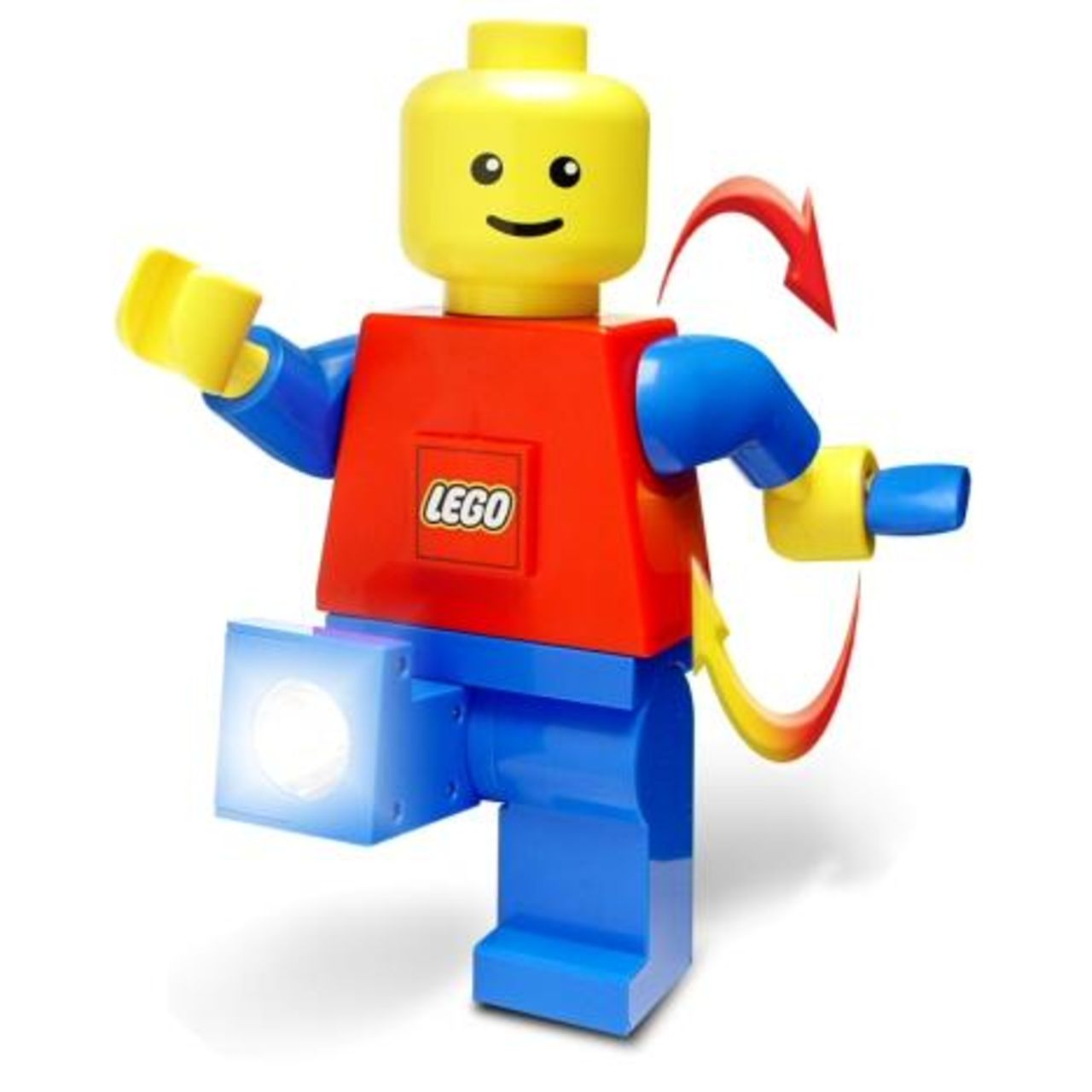 Handdriven Lego-ficklampa