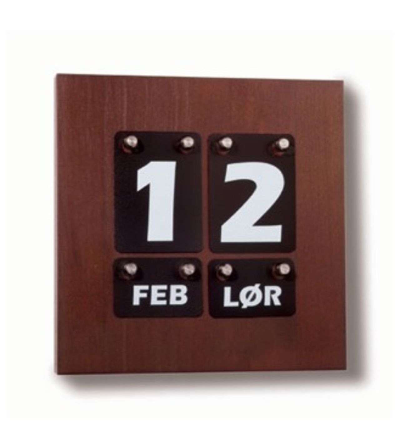 Evighetskalender på väggen