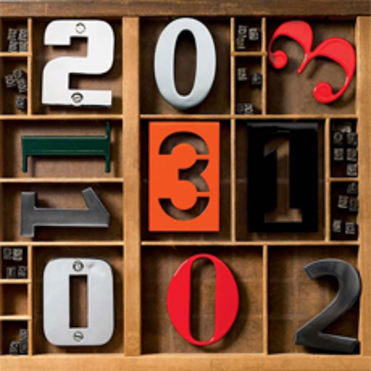 Snygga siffror till huset