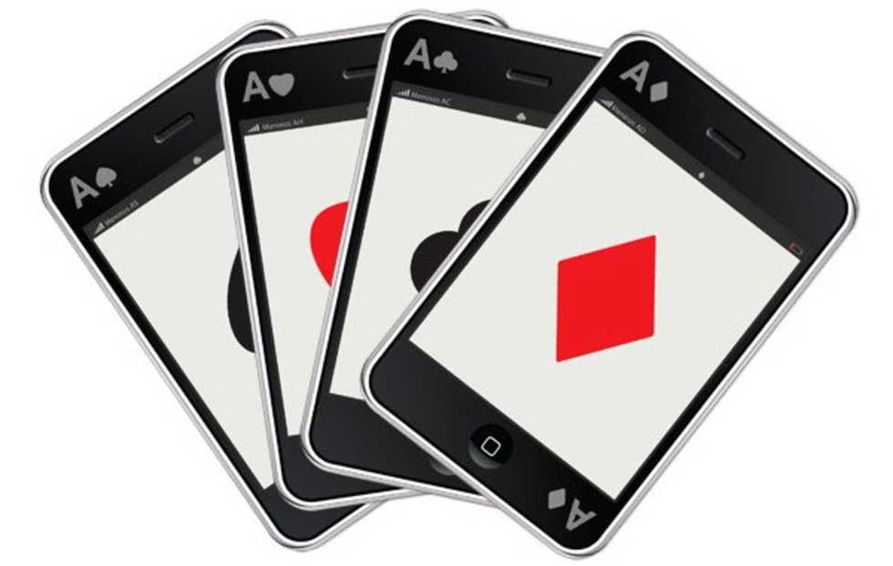 iPhone-kort till poker-kvällen