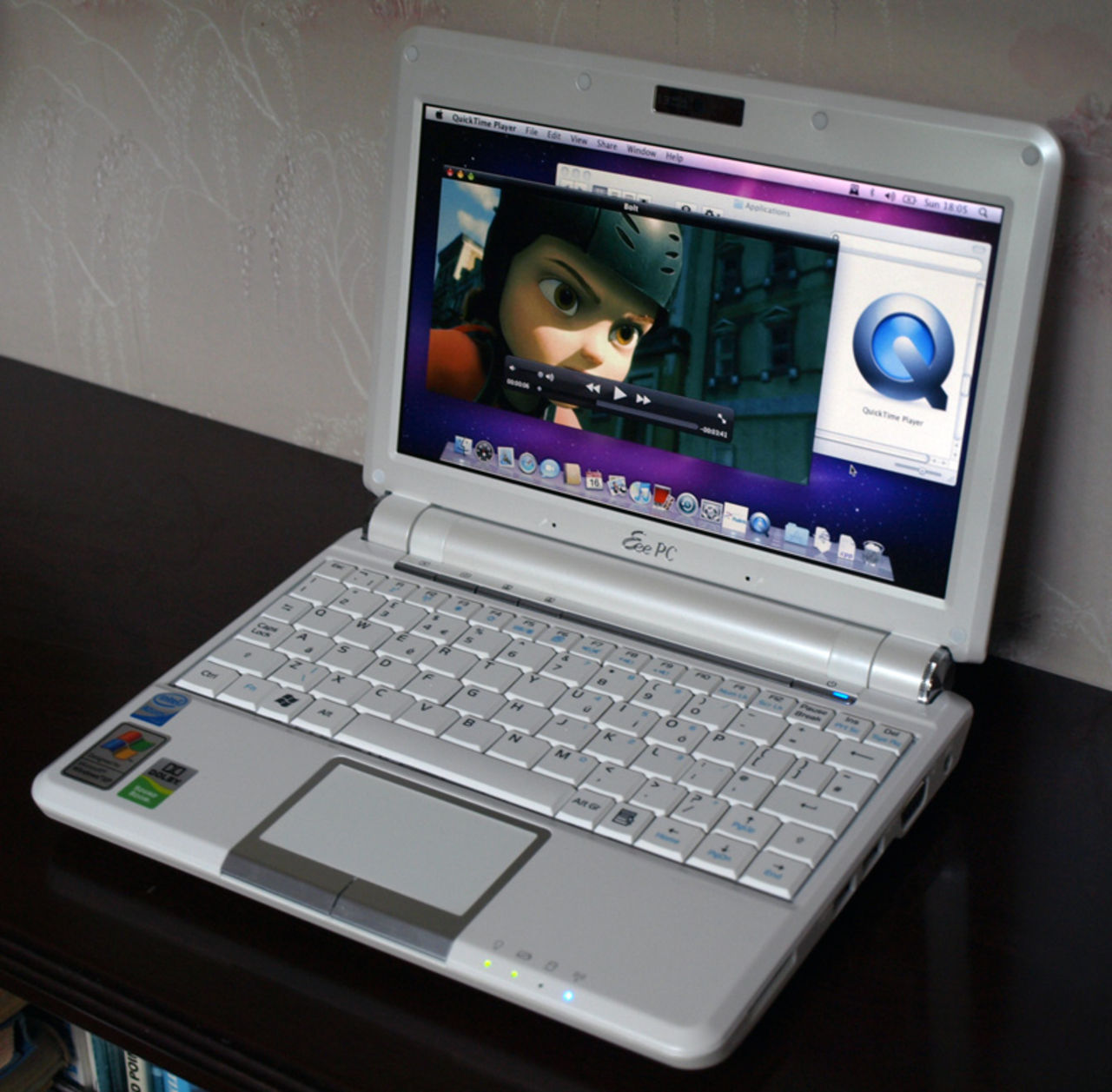 Mac OS X 10.6 på netbook