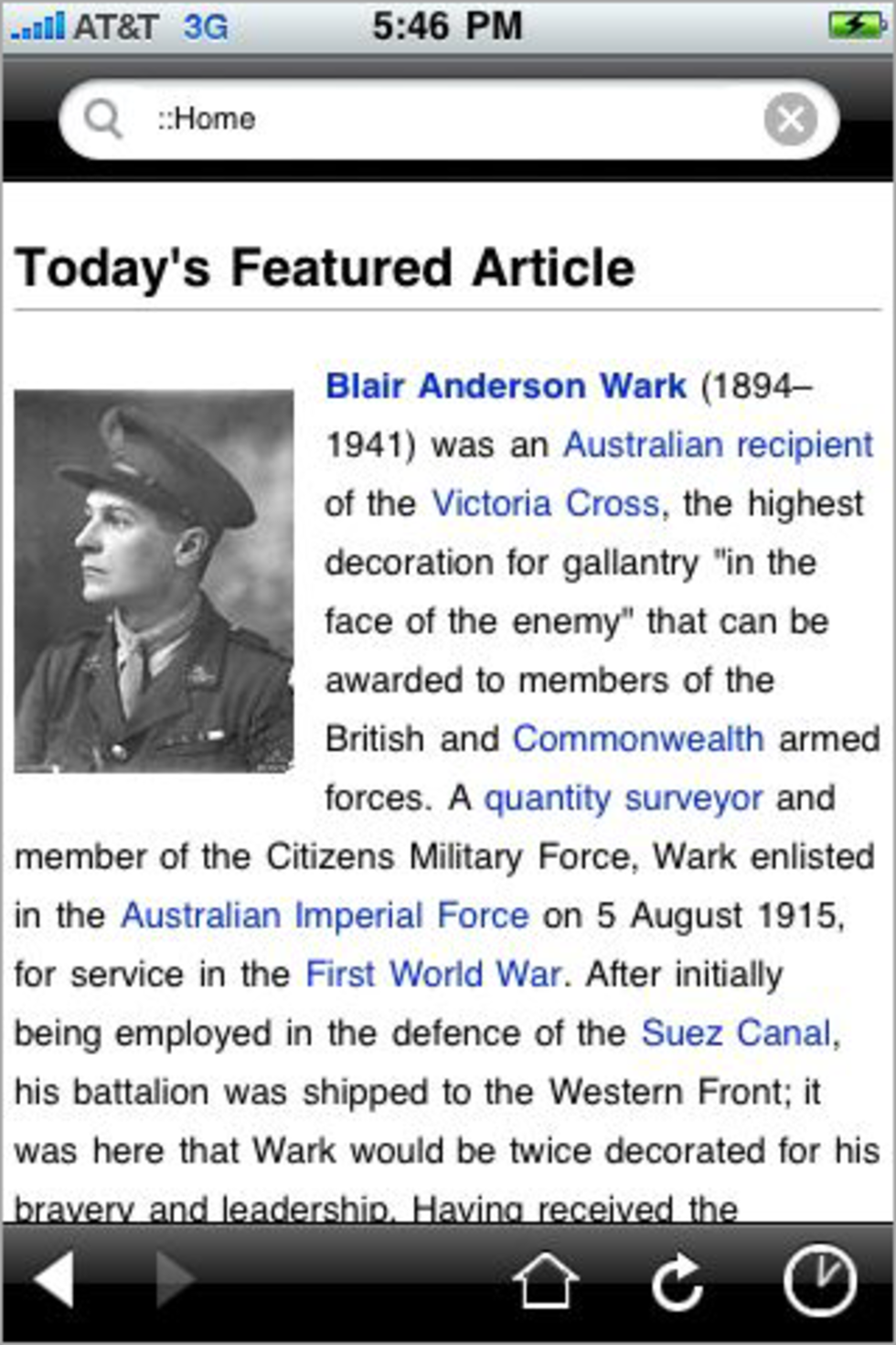 Officiell Wikipedia-app