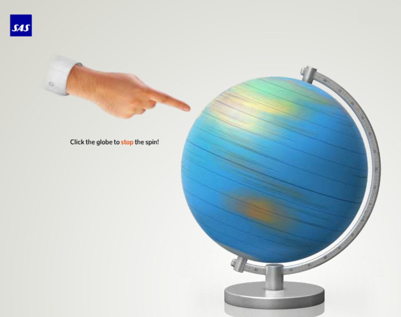 Rolig resekampanj från SAS