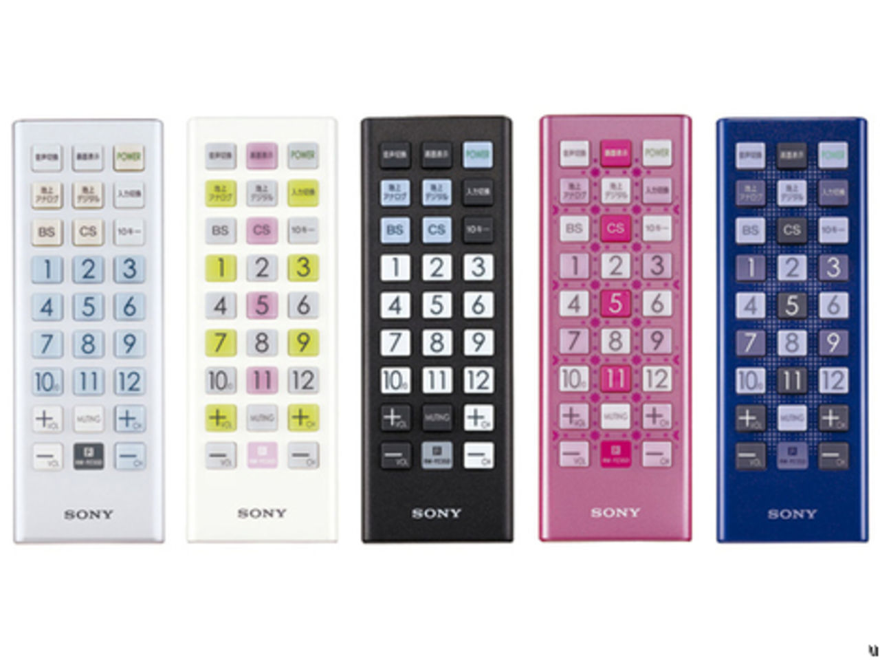 Flerfärgade fjärrar från Sony