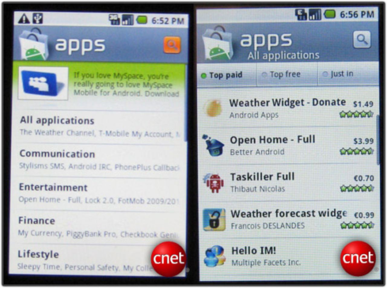 Android Market uppdateras
