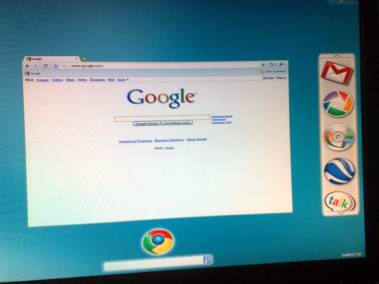 Är detta Google Chrome OS?