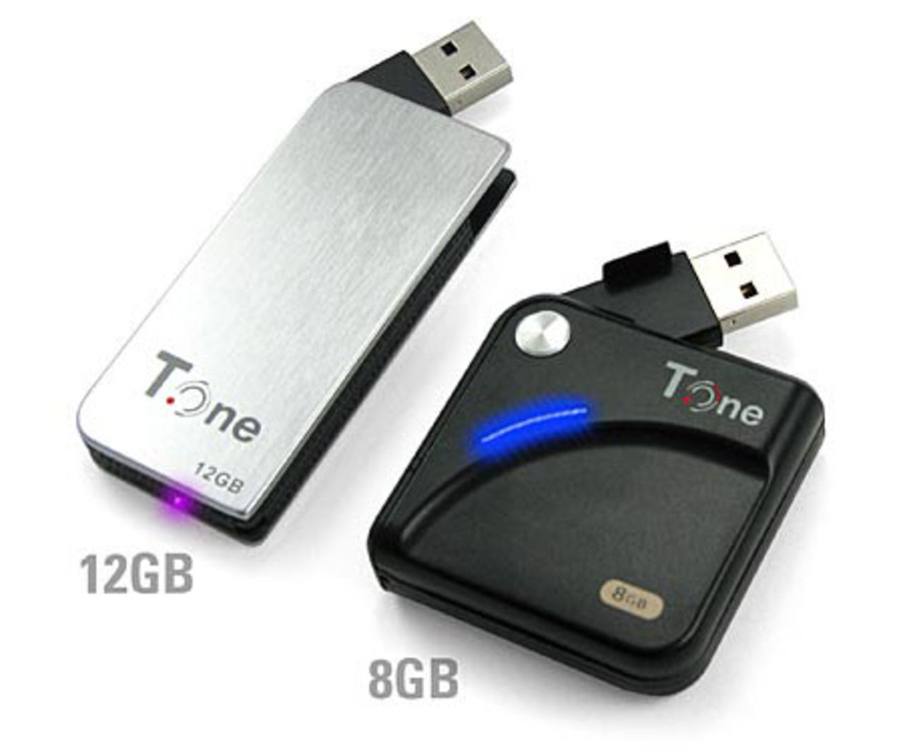 Snygga USB-minnen med hyggligt gott om plats
