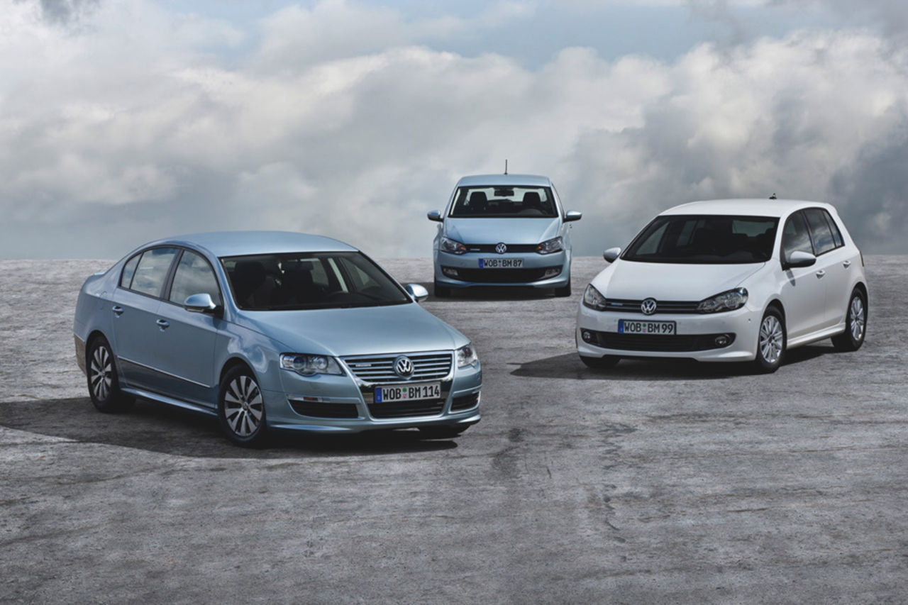 Polo, Golf och Passat i BlueMotion-utförande