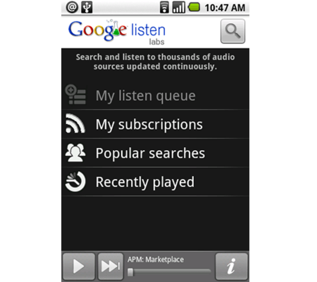 Google listen