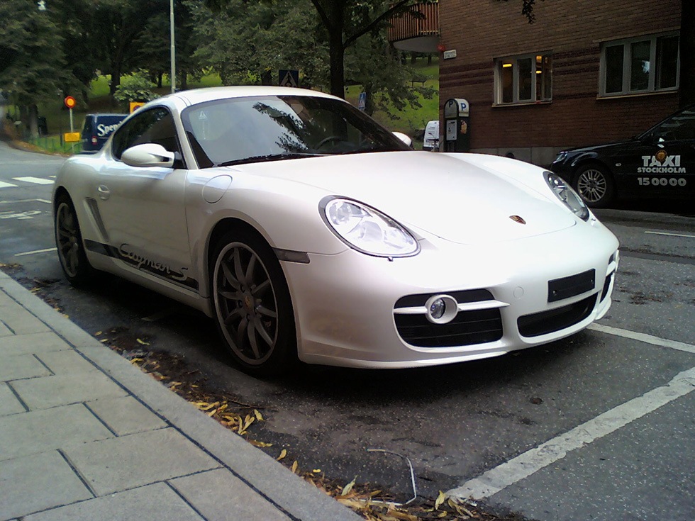 Corvette Z06 och Porsche Cayman S