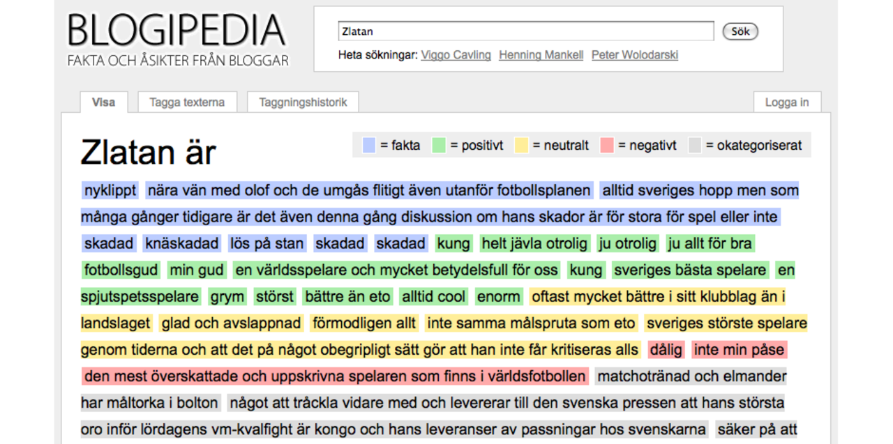 Blogipedia - ny svensk tjänst
