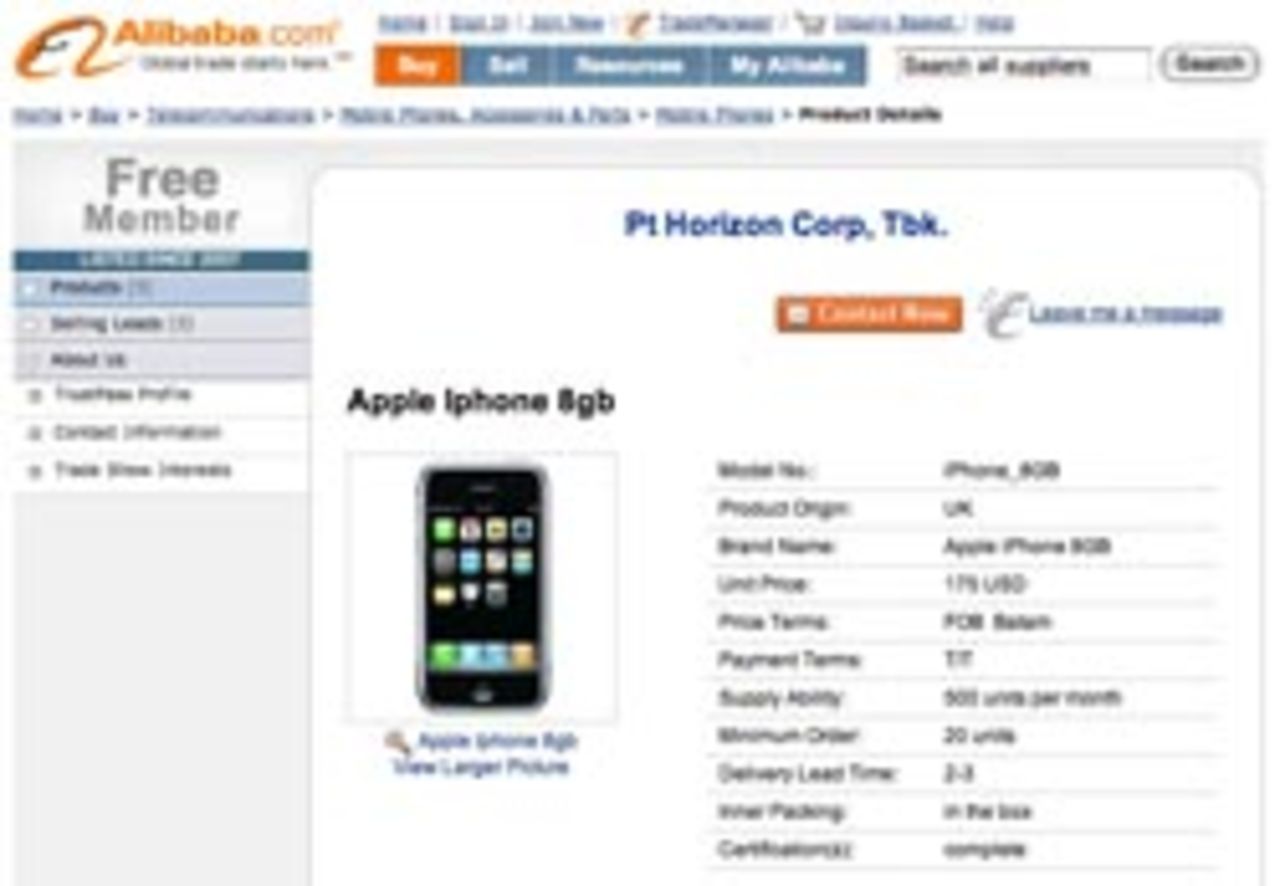 iPhone för 175 dollar