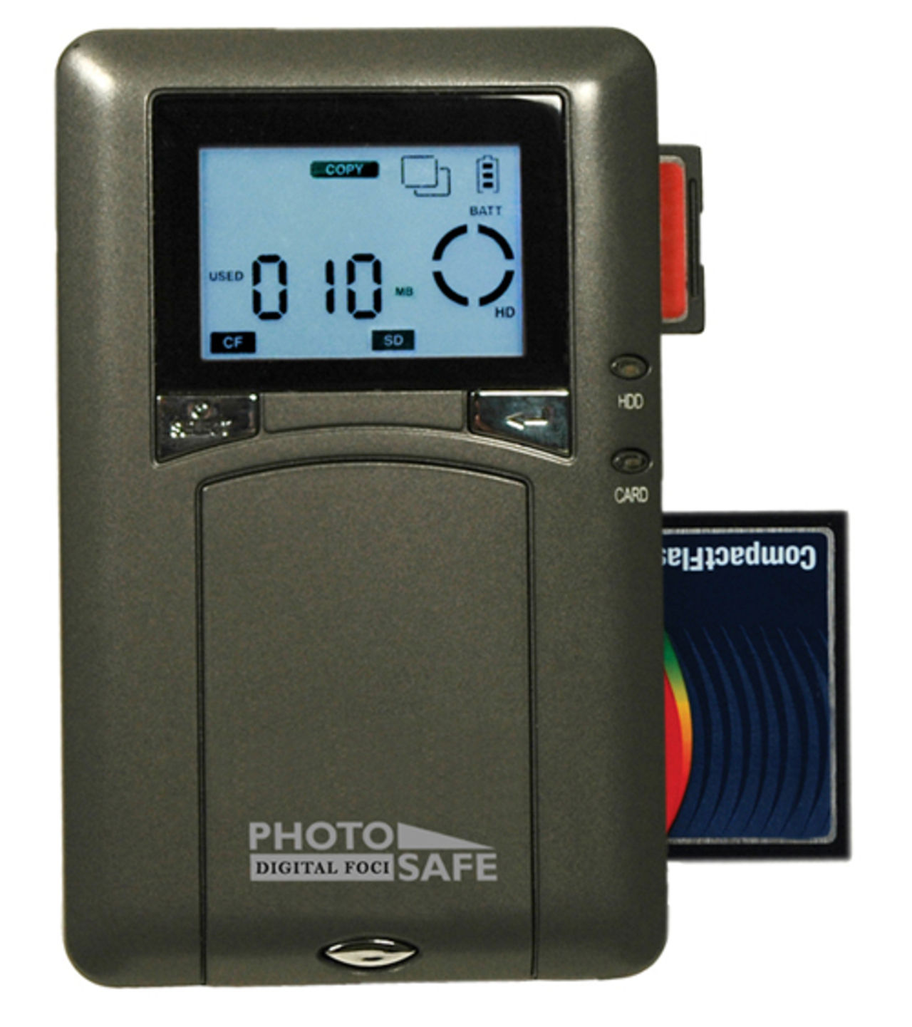 Photo Safe - portabel hårddisk med kortläsare för fotografer