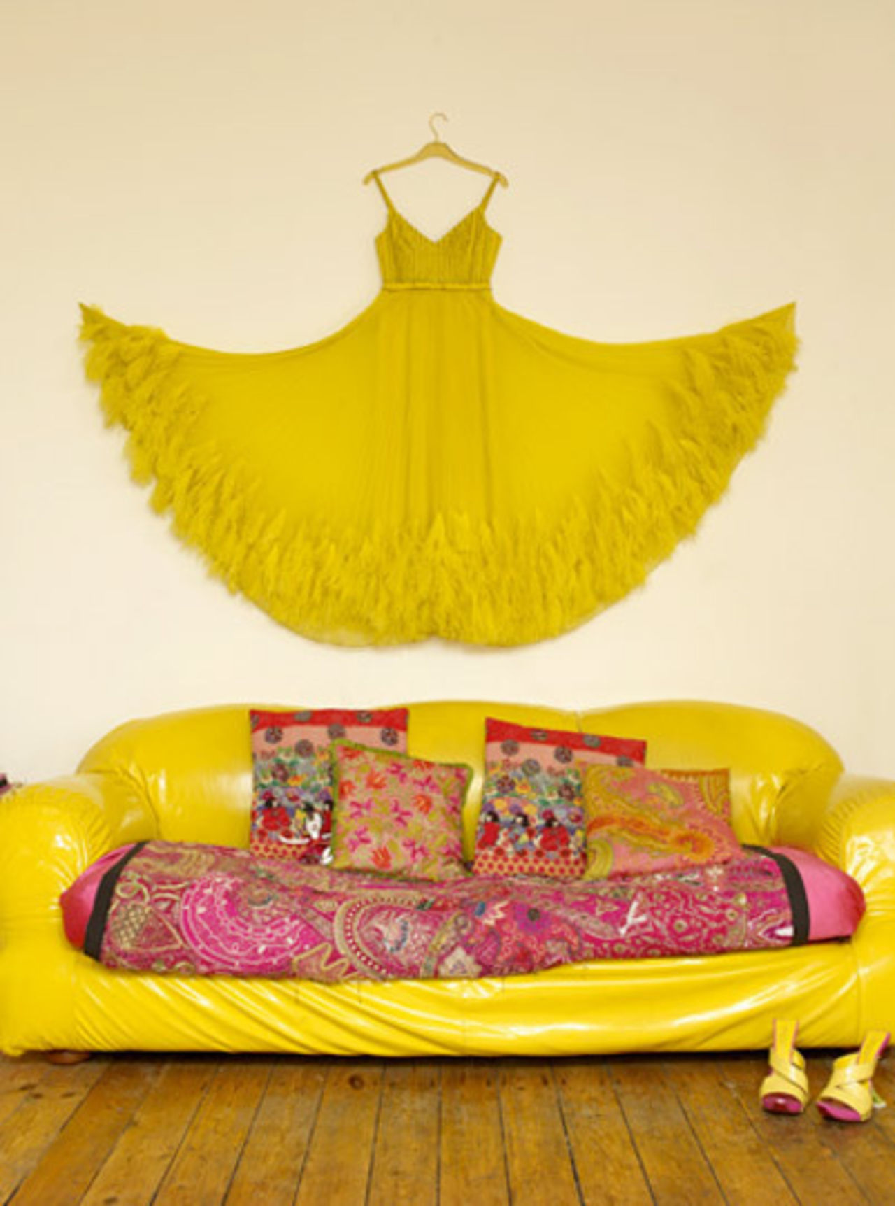 Dressa upp väggen hemma