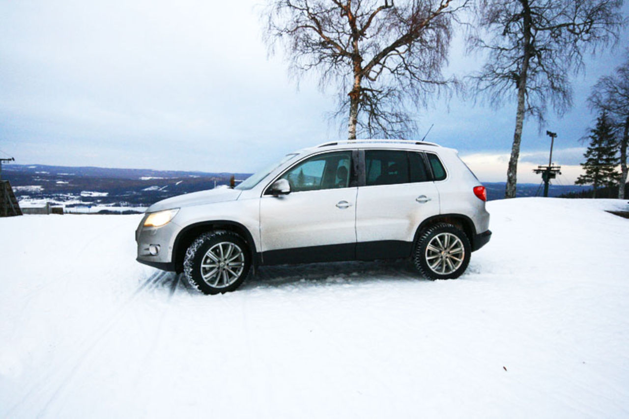 Febergaraget: Volkswagen Tiguan i snön