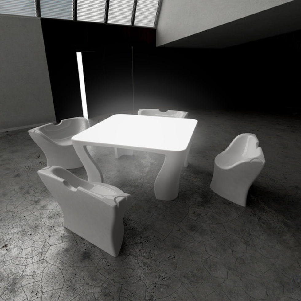 Lotus Furniture Set. av Vladimir Usoltsev. Feber / Hem