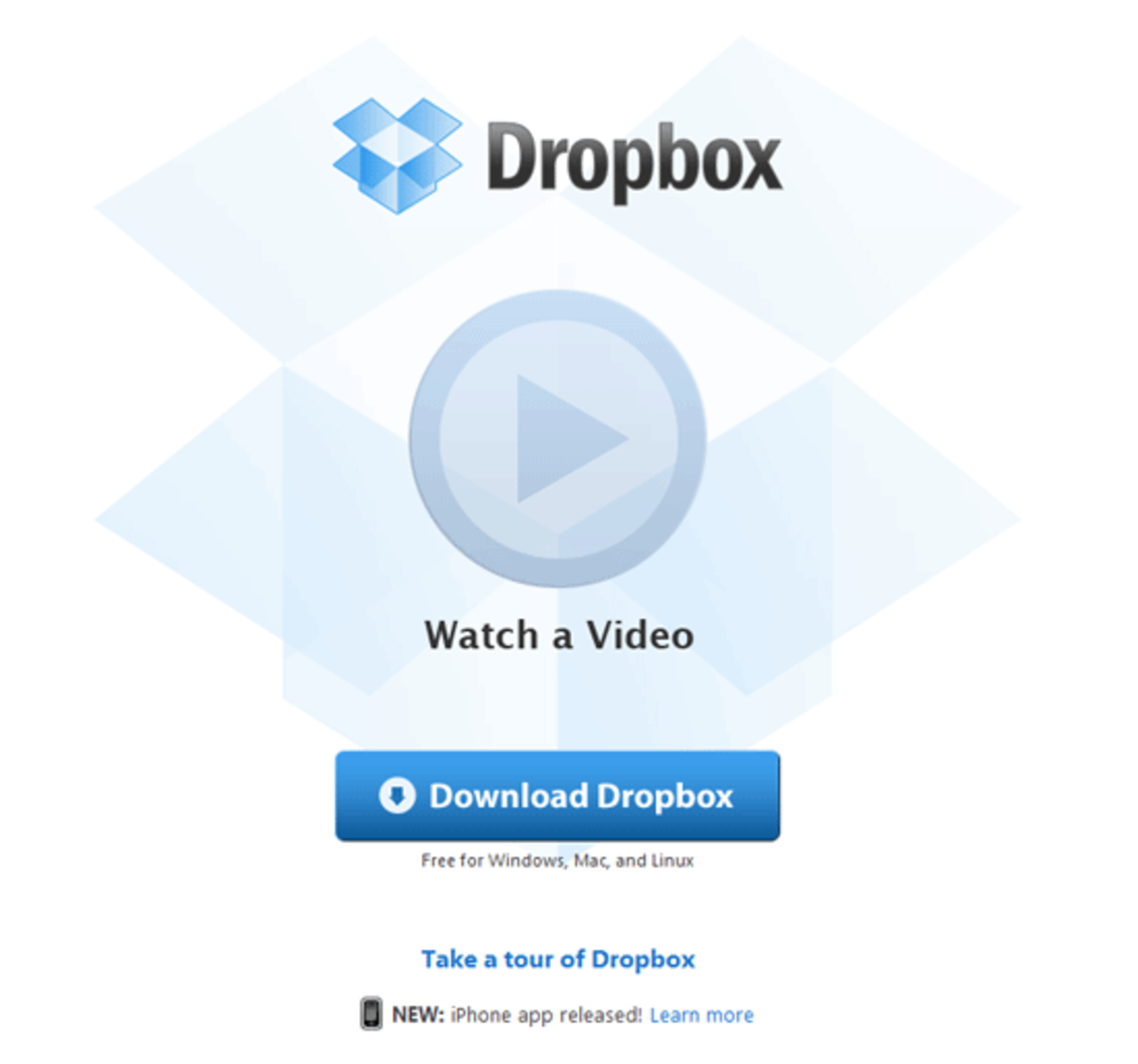 Dropbox till iphone