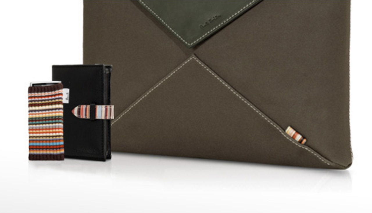 Paul Smith gör tillbehör till Mac, iPod  och iPhone