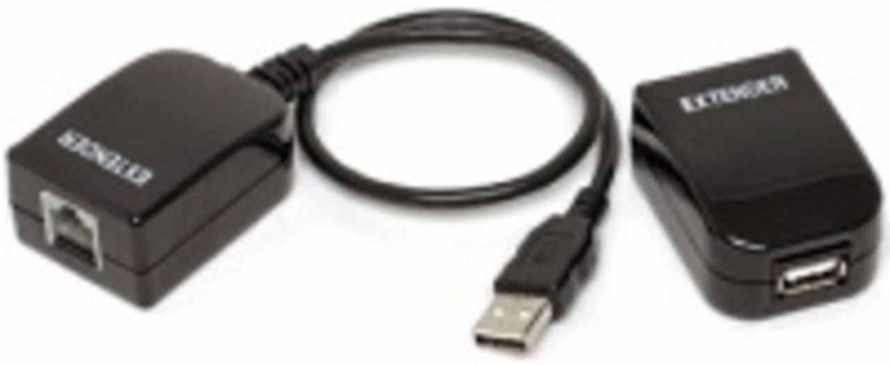 Förläng USB med nätverkskabel