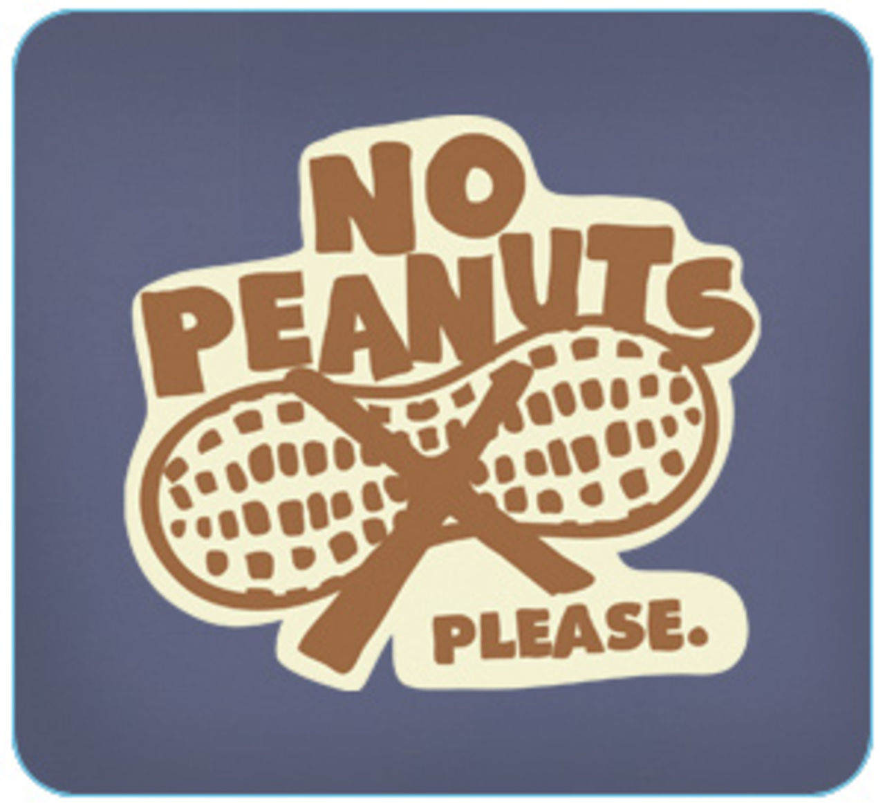 No peanuts