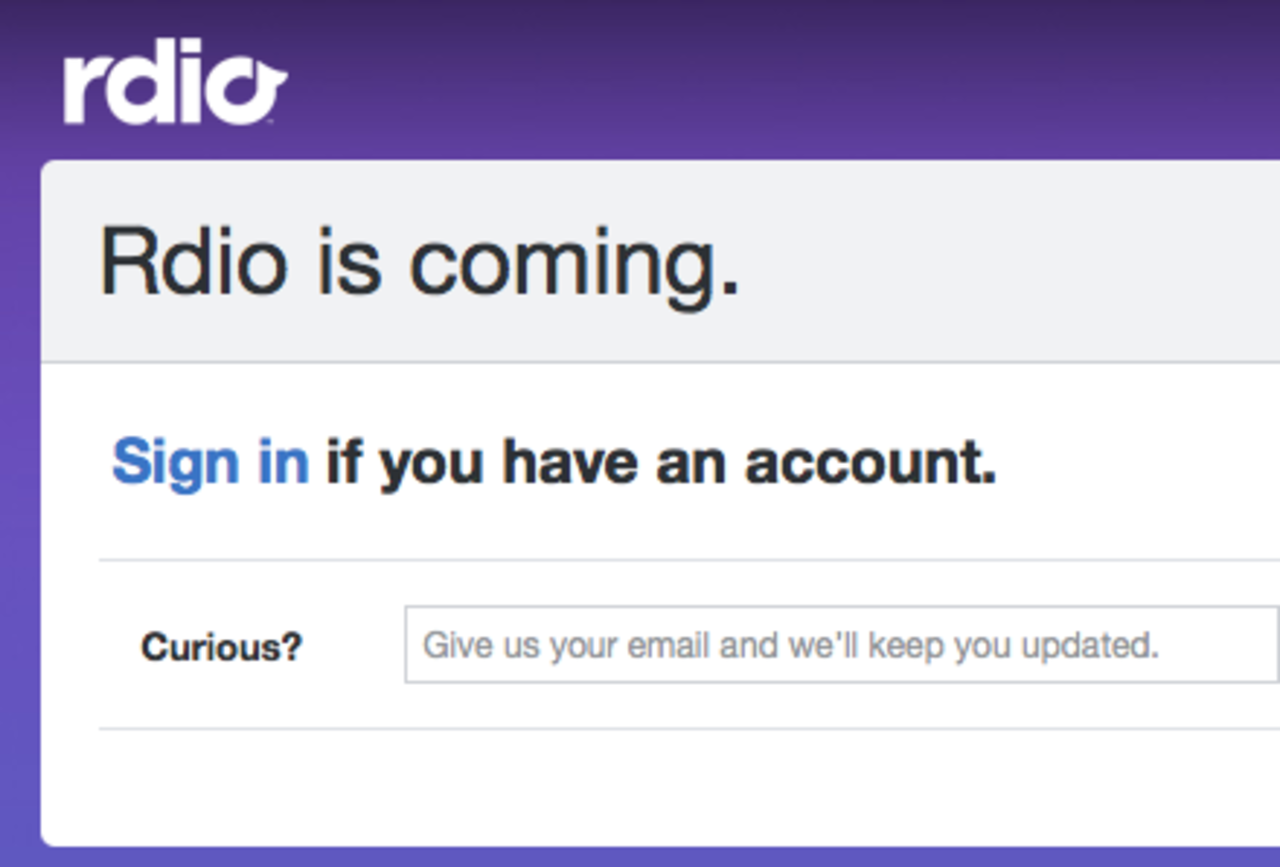 Rdio - Spotify-utmanare från Skype-grundarna
