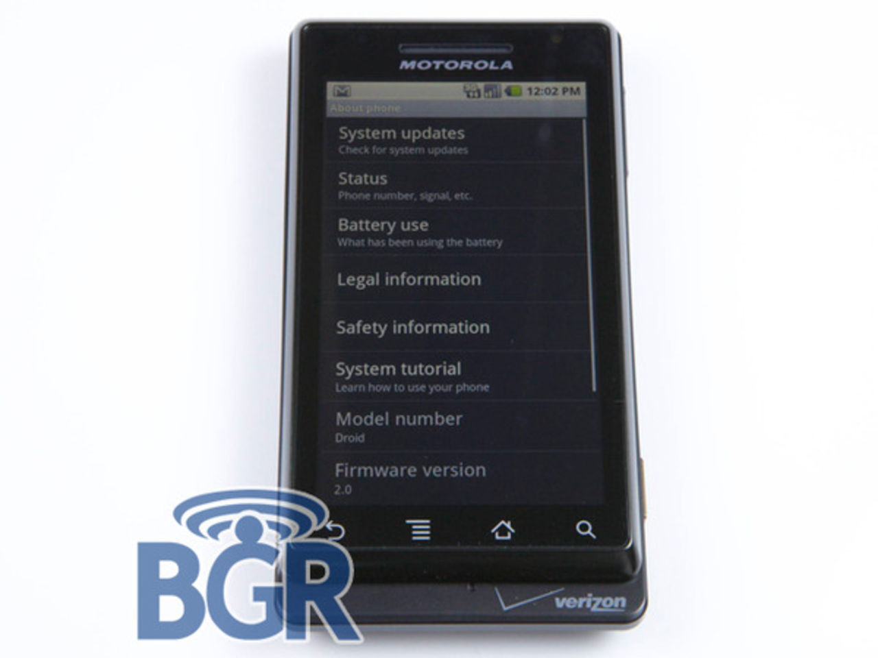 Motorola väljer Android