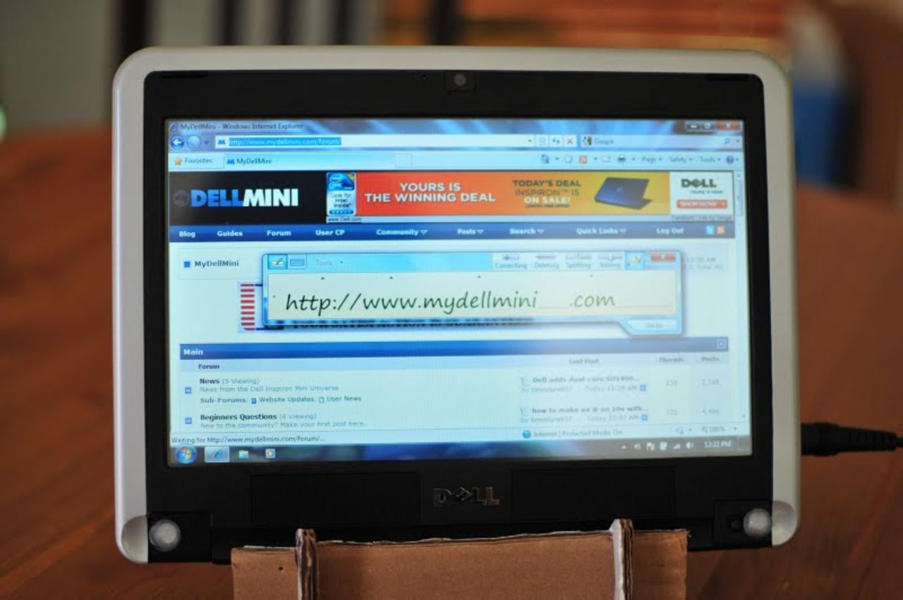 Dell Mini 9 blir internet tablet