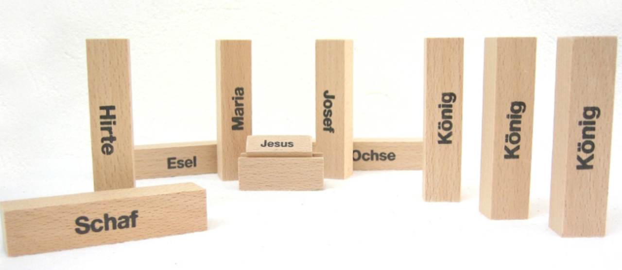 Minimalistisk julkrubba