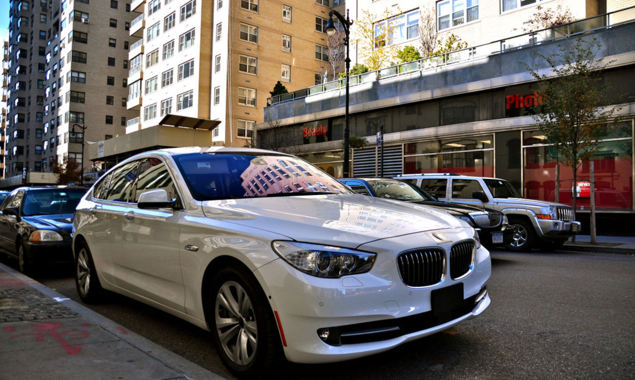 BMW 5-serie GT skådad i New York