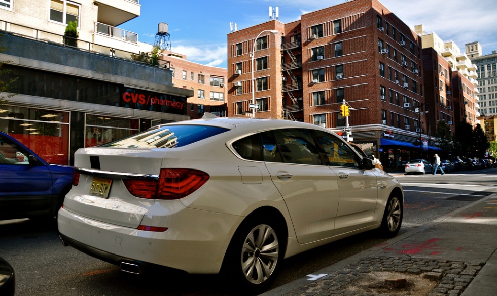 BMW 5-serie GT skådad i New York